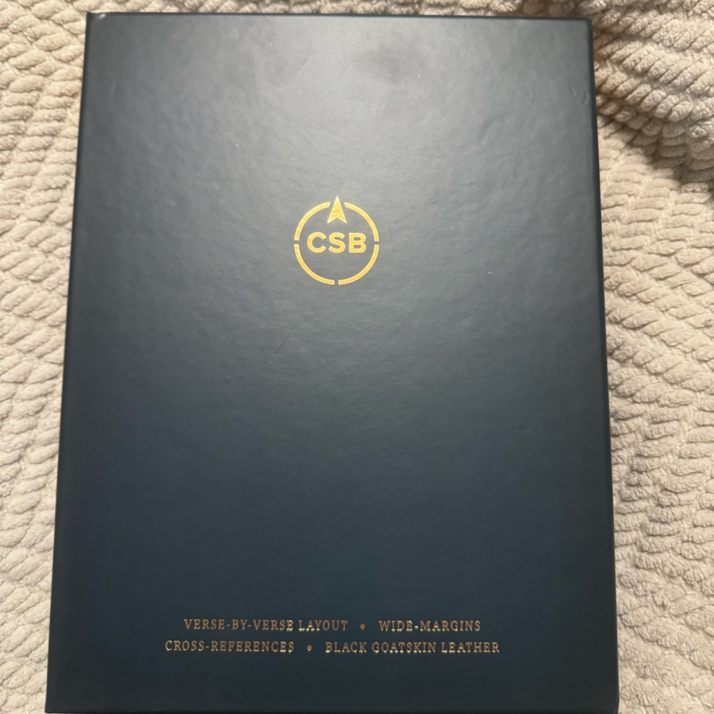 CSB leather Bible